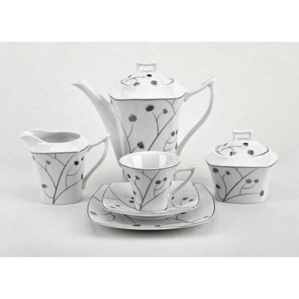 Serwis do kawy 12/27 Cotton