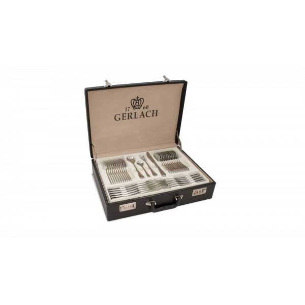 Komplet sztućców w walizce 68 sztuk Celestia połysk