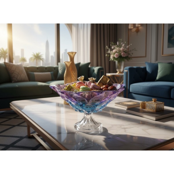 Misa kryształowa na nodze 30,5 cm Samba Gradient Bohemia