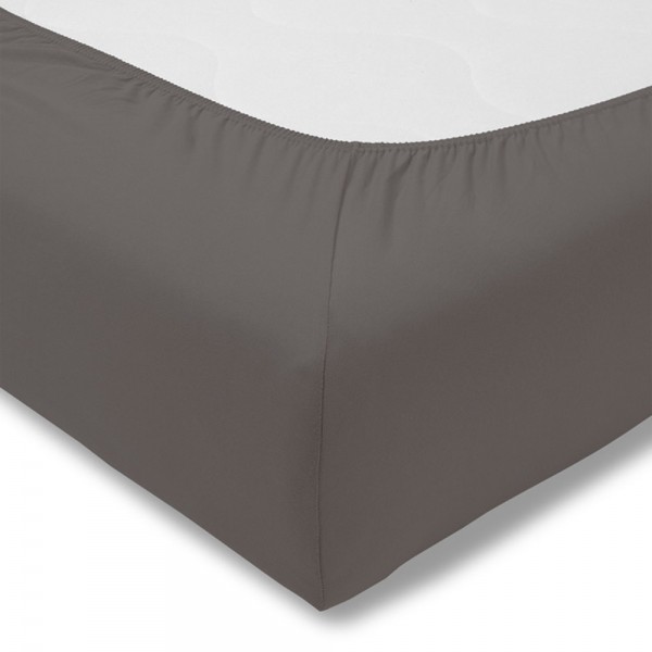 Prześcieradło z gumką jersey 150x200 cm GRAPHIT feinjersey