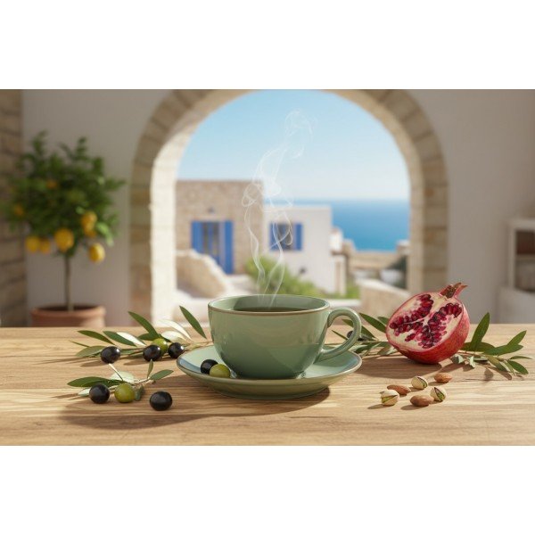 Filiżanka porcelanowa 365 ml + spodek Oliva