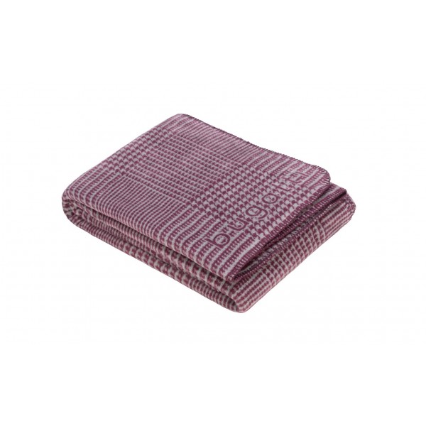 Koc żakardowy 150x200 cm Pepita 3530-500 Bugatti fiolet