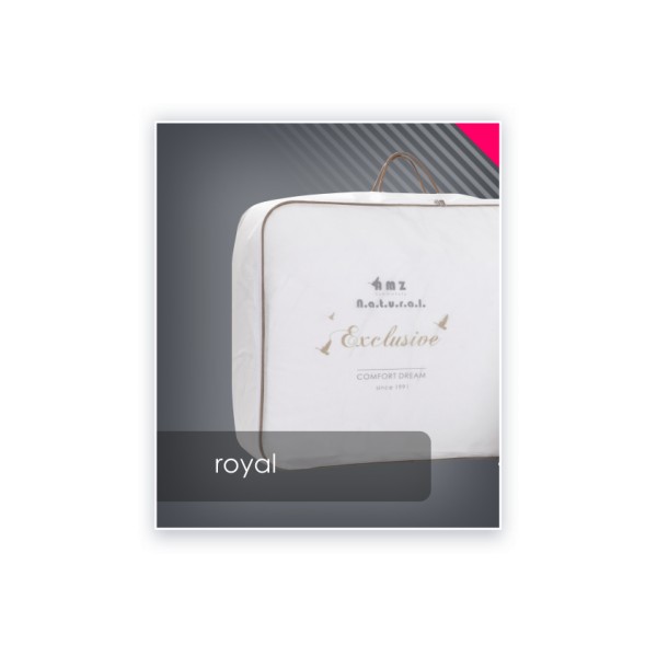 Kołdra puch gęsi 135x200 cm ROYAL ciepła