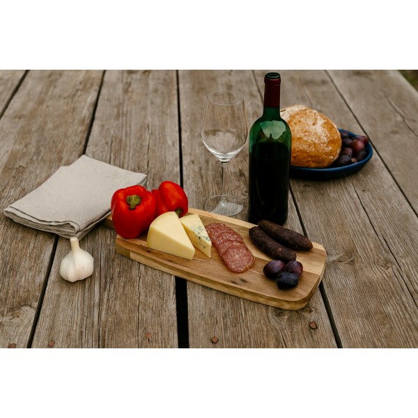 Deska do krojenia i serwowania akacjowa 45 x 15 x 2 cm