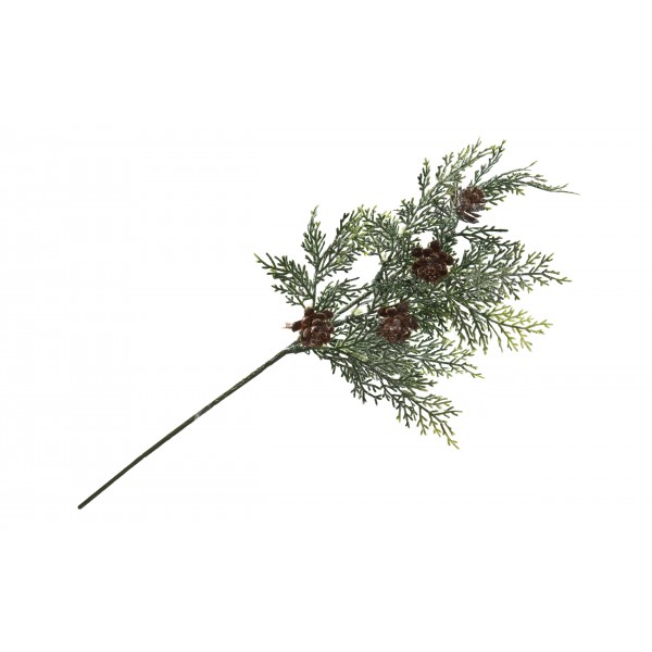 Gałązka z szyszkami 46 cm