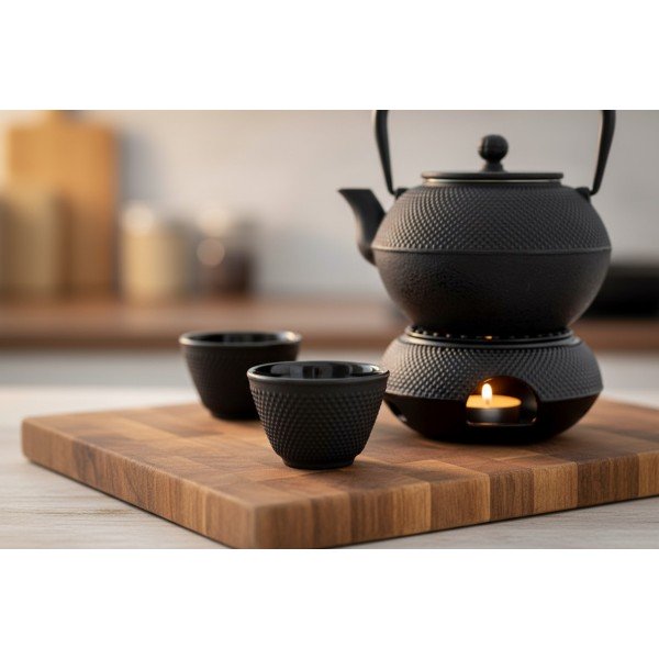 Czarka żeliwna 120 ml Hanako czarna