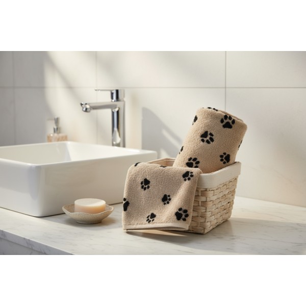 Ręcznik bawełniany 50x100 cm WE LOVE DOGS Paws 6247/93