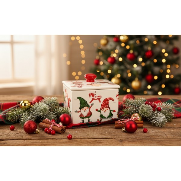 Pojemnik ceramiczny 15x15 cm Skrzaty