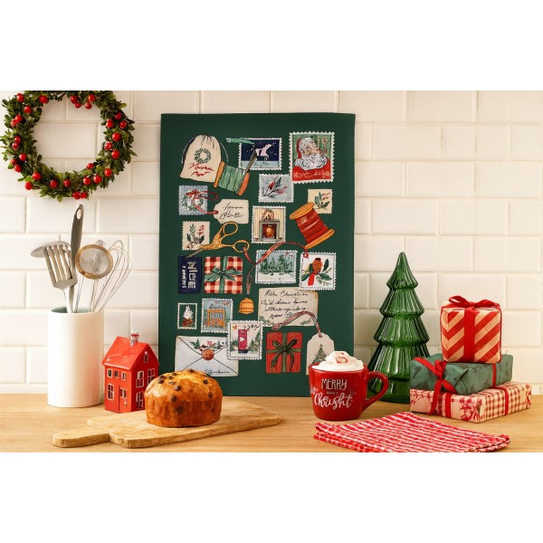 Ściereczka kuchenna 48x74 cm Letters to Santa Christmas 022LTSN