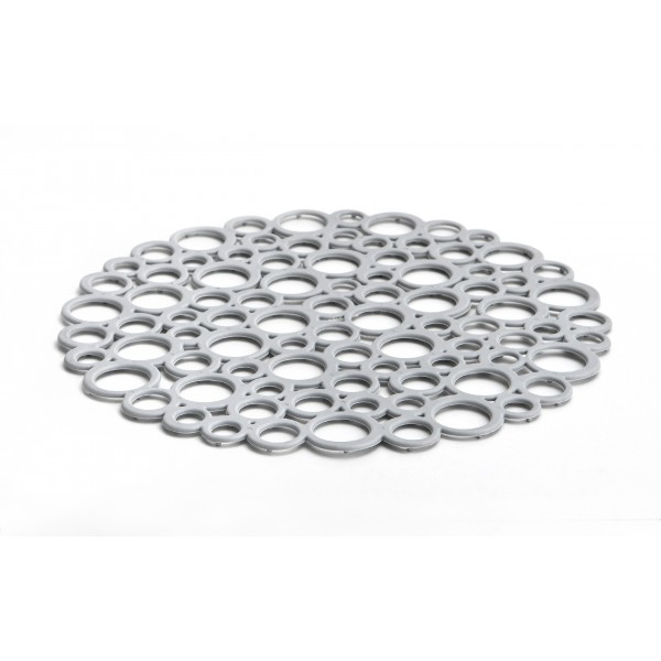 Mata do zlewu 30 cm Pratic szara bąbelki