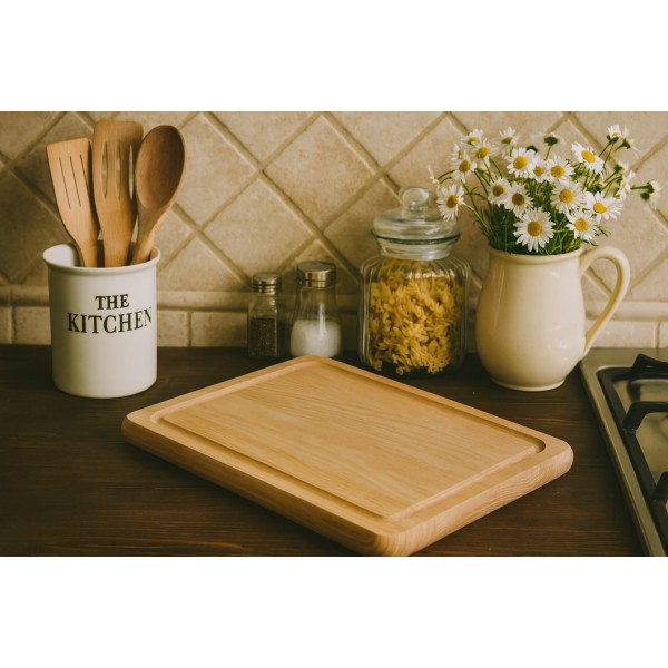 Deska do krojenia dębowa 20x30cm DD-02