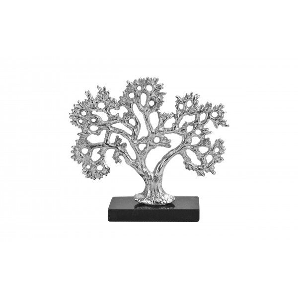 Figurka ozdobna srebrne drzewo IR0180