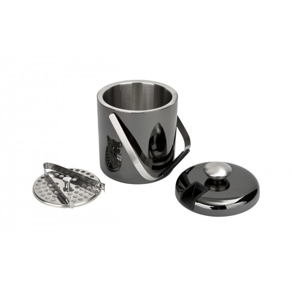 Wiaderko do lodu ze szczypcami