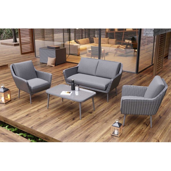 Meble ogrodowe MONZA royal szare