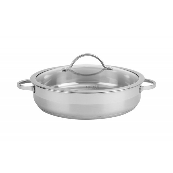 Garnek z pokrywą niski 3 l.