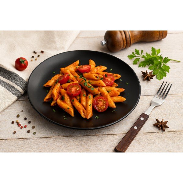 Talerz deserowy 21 cm Black Mat