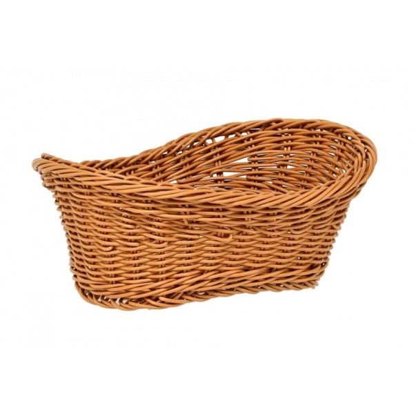 Koszyk owalny 25x16x8/11cm jasny brązowy 7827