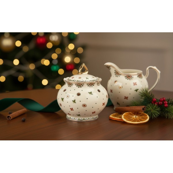 Komplet mlecznik + cukierniczka Casablanca