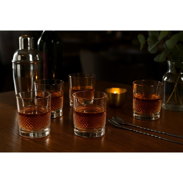 Kpl. 6 szklanek do whisky 340 ml Elegante Bohemia