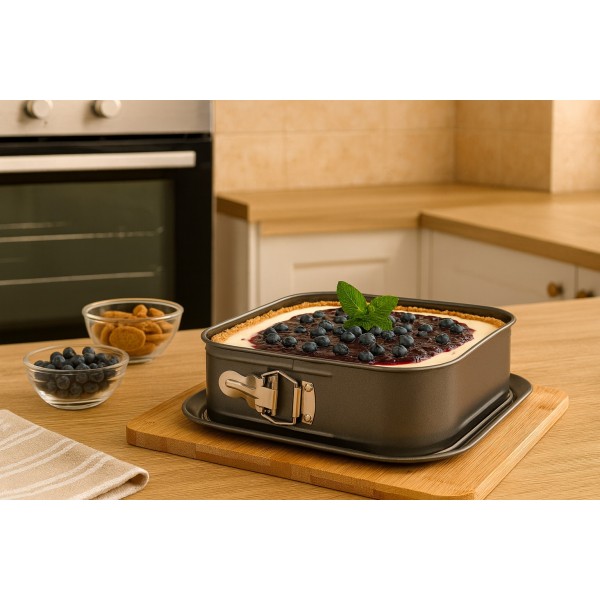 Tortownica 24x24 cm nieprzywieralna Ideal