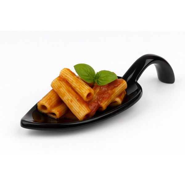 Łyżka dip z melaminy LEAF czarna