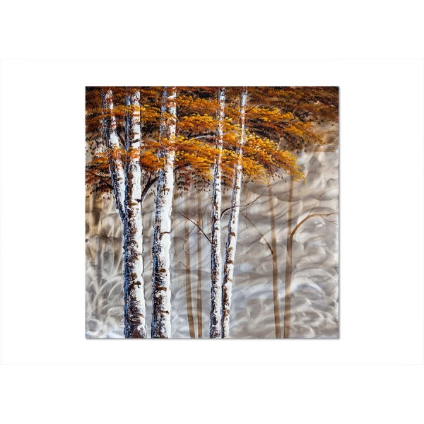 Obraz na płótnie 100x100cm Brzozy