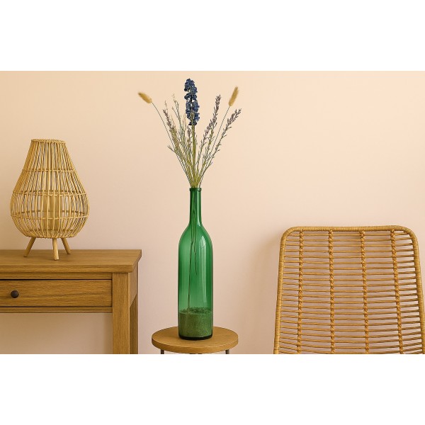 Butelka dekoracyjna wazon 100 cm turkusowa 4765 San Miguel