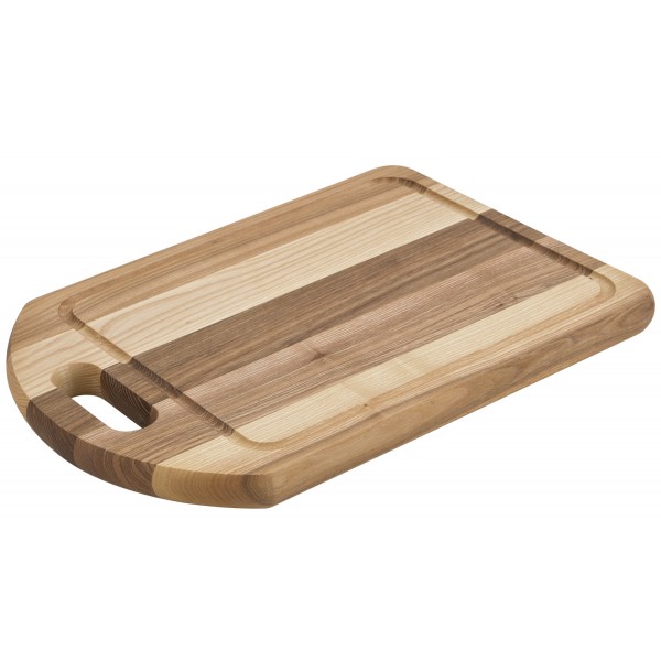 Deska do krojenia dębowa zaokrąglona 25x35cm