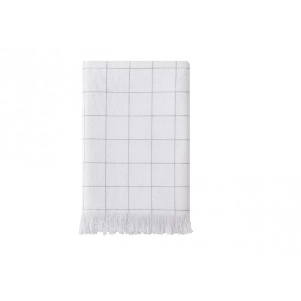 Ściereczka kuchenna 50x70 cm Multiusos Kratka szara 054 12