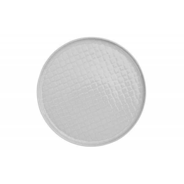 Talerz płytki obiadowy 26cm Marrakesz biały