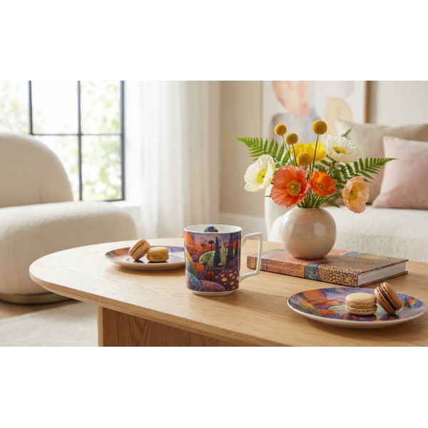 Kubek porcelanowy 450 ml Modern Bubbly Hills