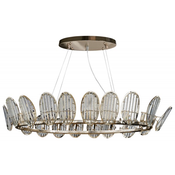 Lampa wisząca kryształowa Butterfly 60267/18 oval.