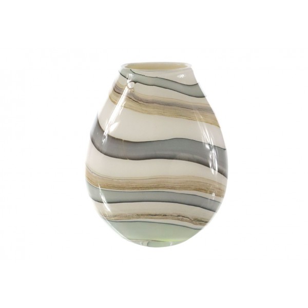 Wazon szklany 30 cm 2341/C125 kolory Ziemi