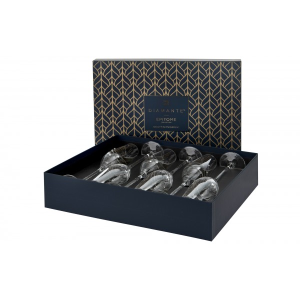 6x Kieliszki do szampana Glitz