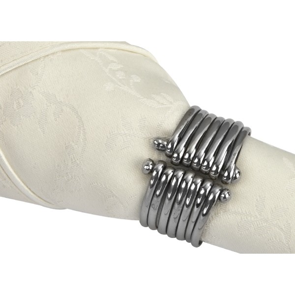 Obrączka na serwetę Bransoleta silver