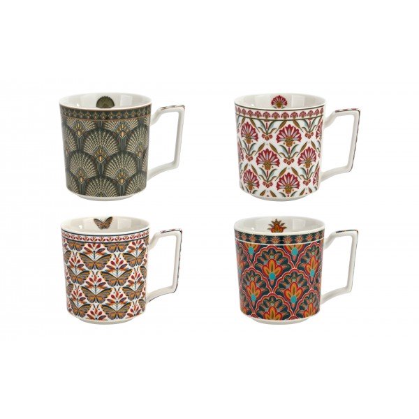 Komplet 4 kubków GEOMETRIC