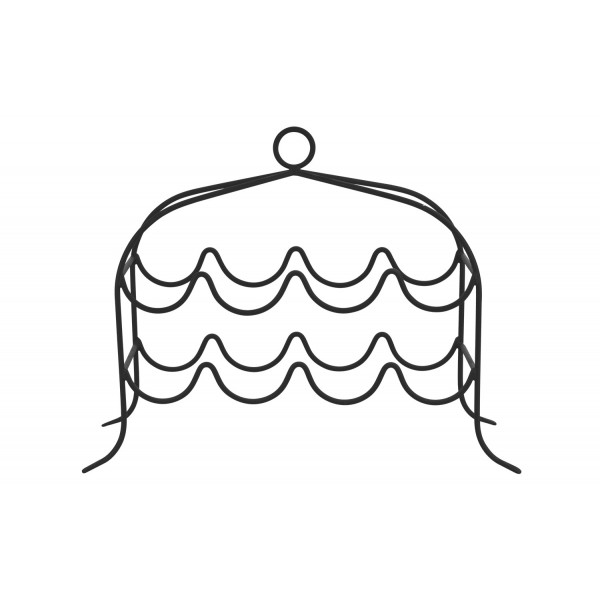 Stojak na wino 8 butelek Octopus