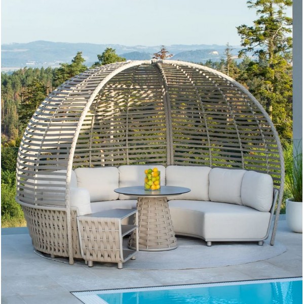 Zestaw mebli ogrodowych HUG II szarobeżowy