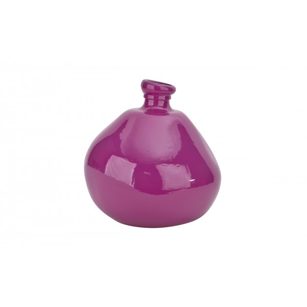 Wazon szklany 32 cm różowy San Miguel recykling