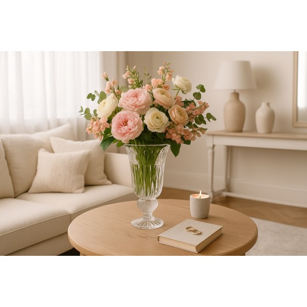 Wazon kryształowy 33 cm Windsor Bohemia 673565