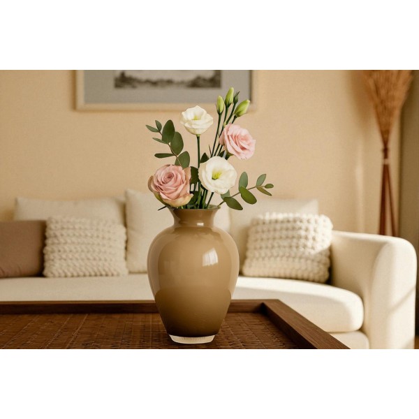 Wazon szklany 29,5 cm opal 10401