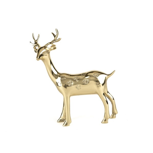 Ozdoba z mosiądzu Jeleń 19,5cm