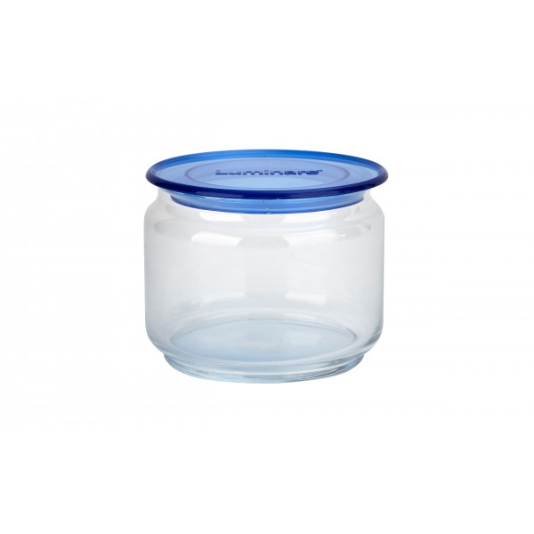 Słoik z pokrywką Plano 500 ml niebieski LUMINARC