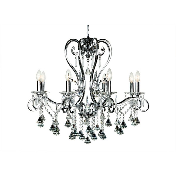 Lampa sufitowa kryształowa Ampiro 4765/8