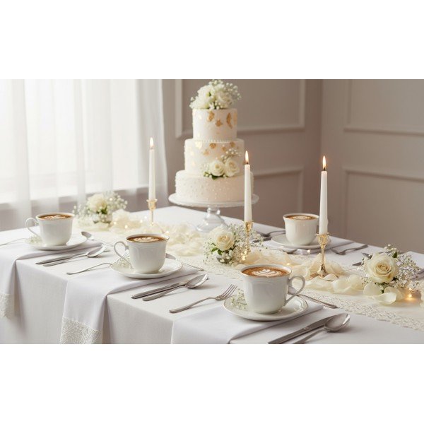 Komplet 2 filiżanek 250 ml + spodki Atlanta