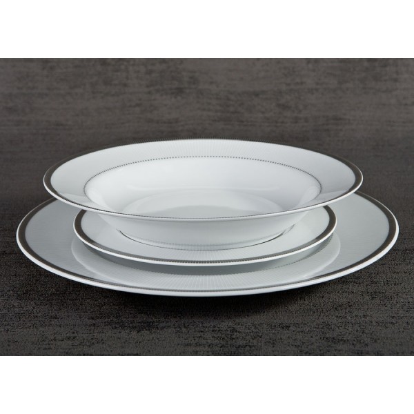 Komplet talerzy 6/18 Marcello Silver