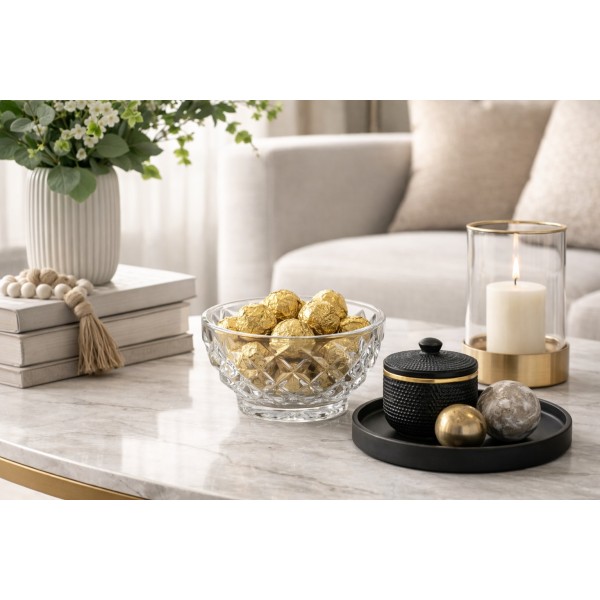 Salaterka kryształowa 9,5 cm Diamon