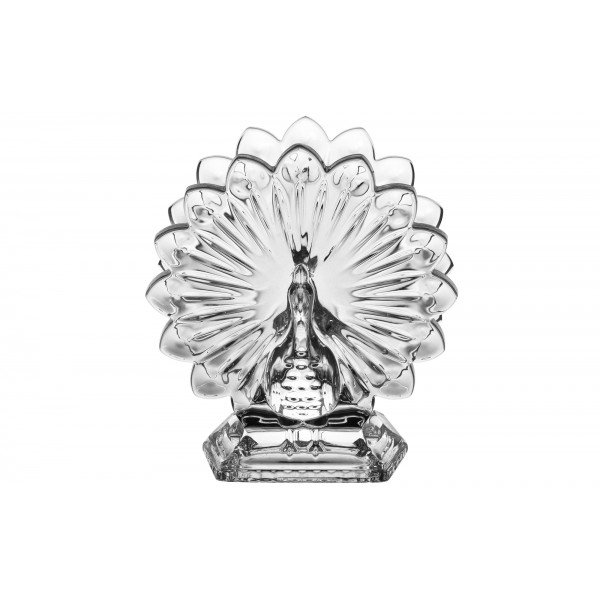 Serwetnik kryształowy kwiat Bohemia