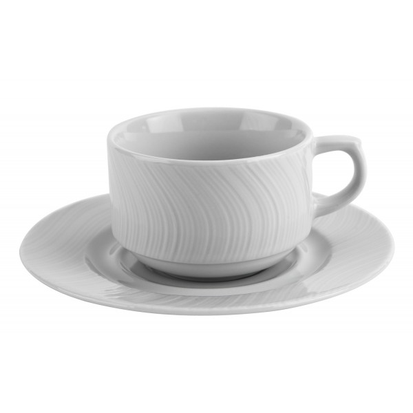 Filiżanka ze spodkiem River 190ml