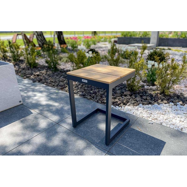 Stolik ogrodowy GRENADA antracyt teak